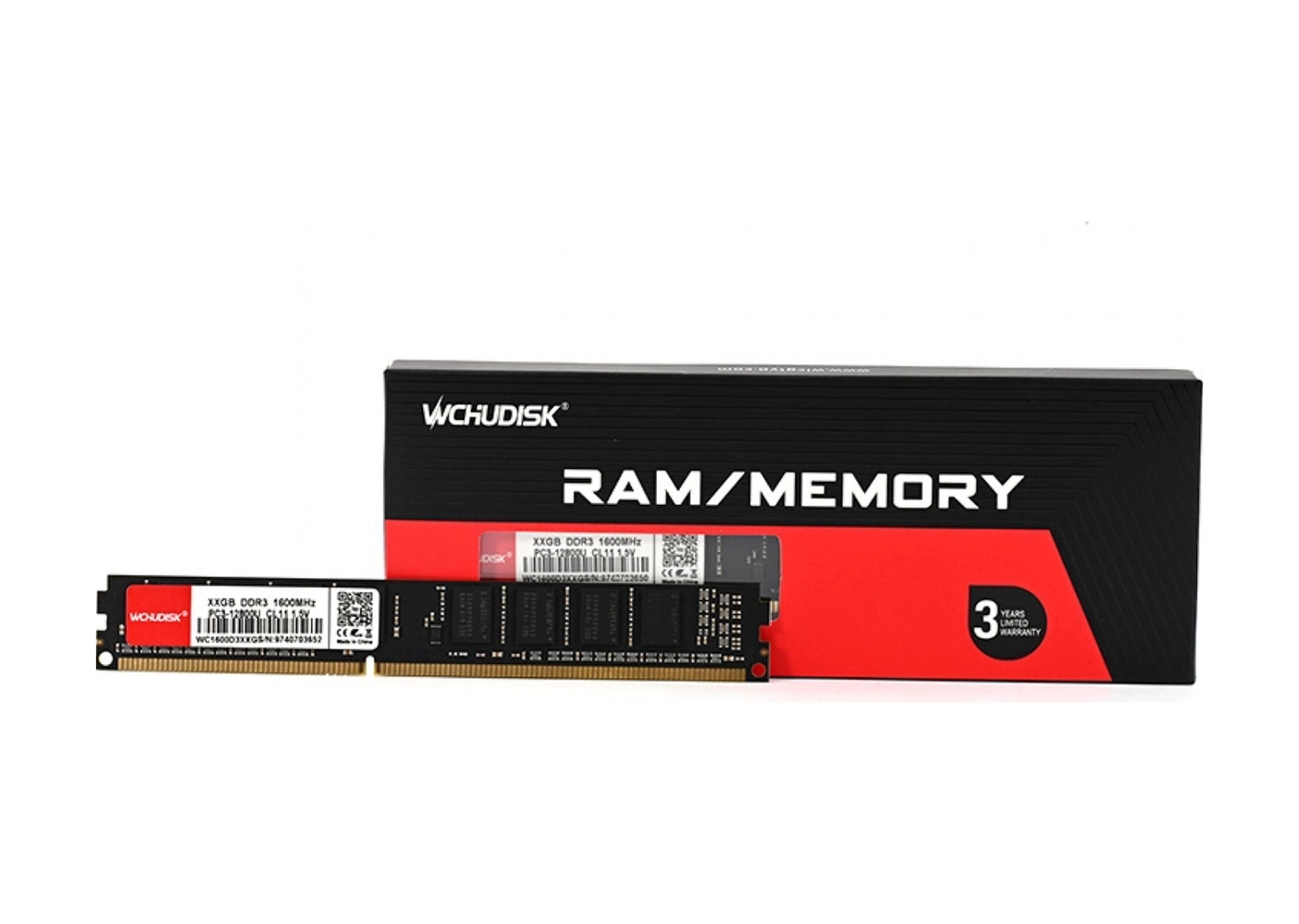 Wchudisk 8 Gb Ddr3 1600 Mhz Pc3-12800u Cl11 1.5v Masaüstü Ram