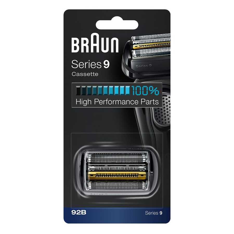 Braun 9 Serisi Tıraş Makinesi Yedek Başlığı 92B (Siyah)