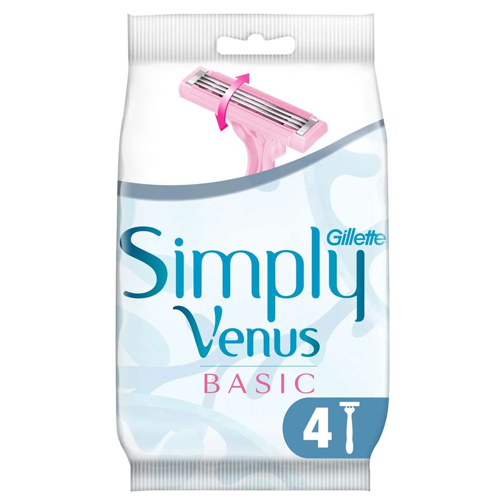 Gillette Venus Simply3 Bıçak 4'lü Basic
