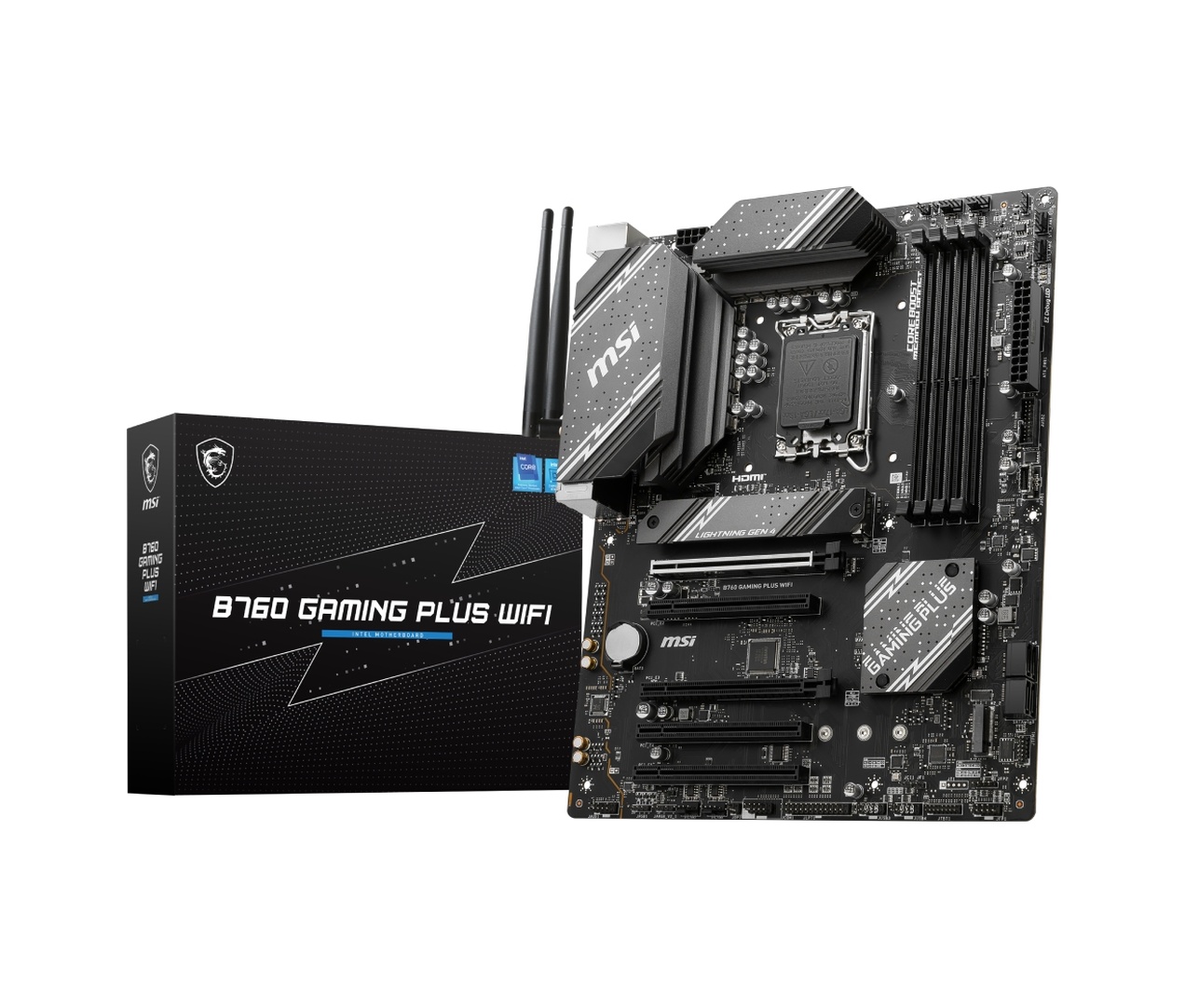 Msi B760 Gamıng Plus WİFİ Intel B760 6800 MHz DDR5 Soket 1700 Atx Anakart
