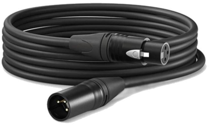 Midex Mcb-10x Kaliteli Stereo Mikrofon Kablosu Xlr + Xlr 10 Metre Siyah Renk