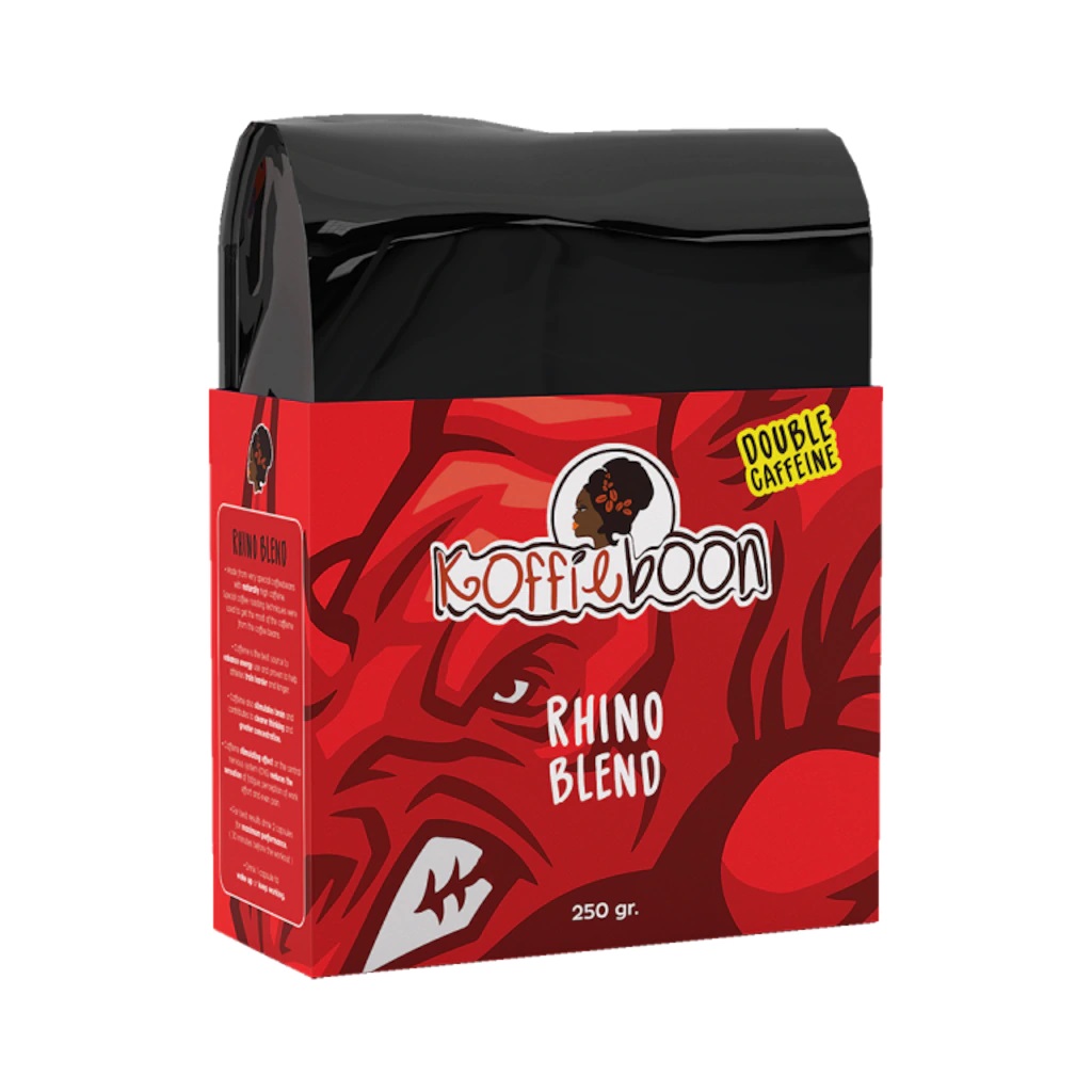 Koffieboon Rhino Blend Double Caffeine Filtre Kahve 250 G
