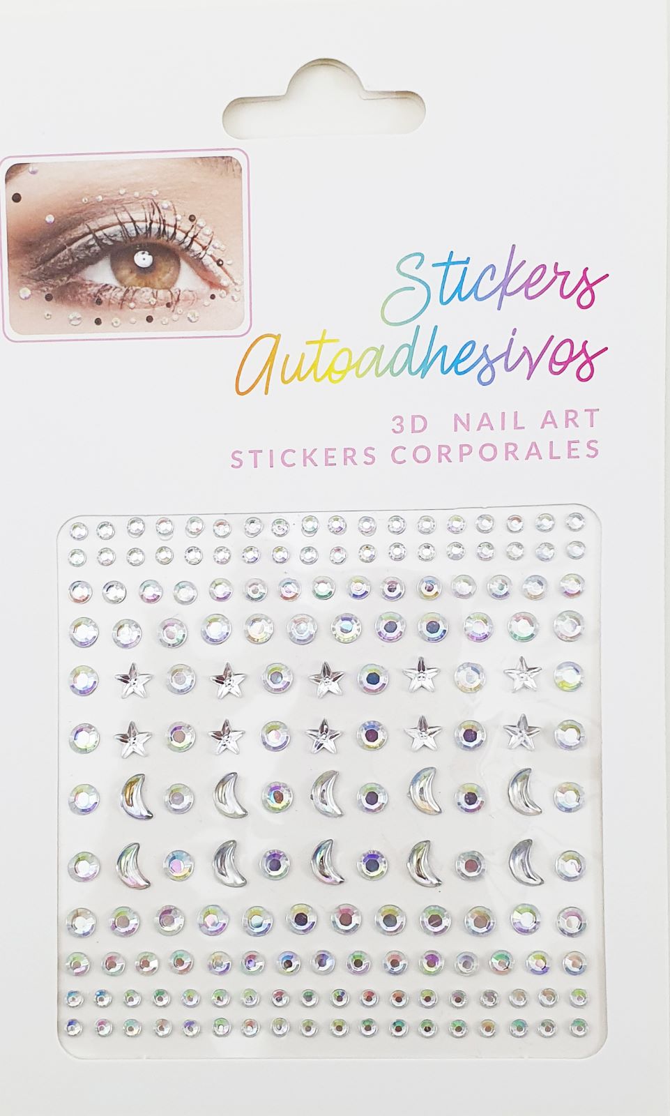 Kendinden Yapışkanlı 169 Adet Yüz Taşı Tırnak Sticker Nail Art