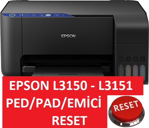 Epson L3150 - L3151 - L3110 Ped/Pad/Emici Dolu Reset