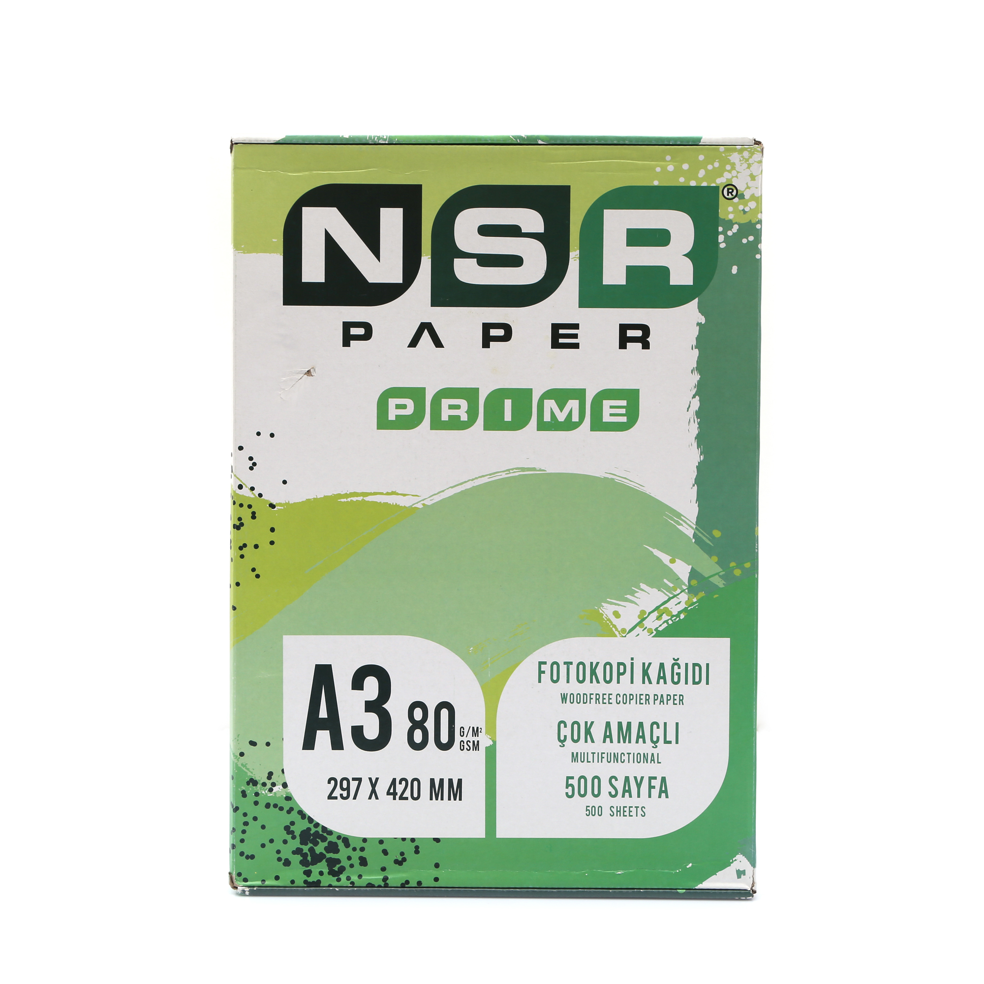 Nsr Paper Prime A3 Fotokopi Kağıdı 80 Gr 500 Sayfa