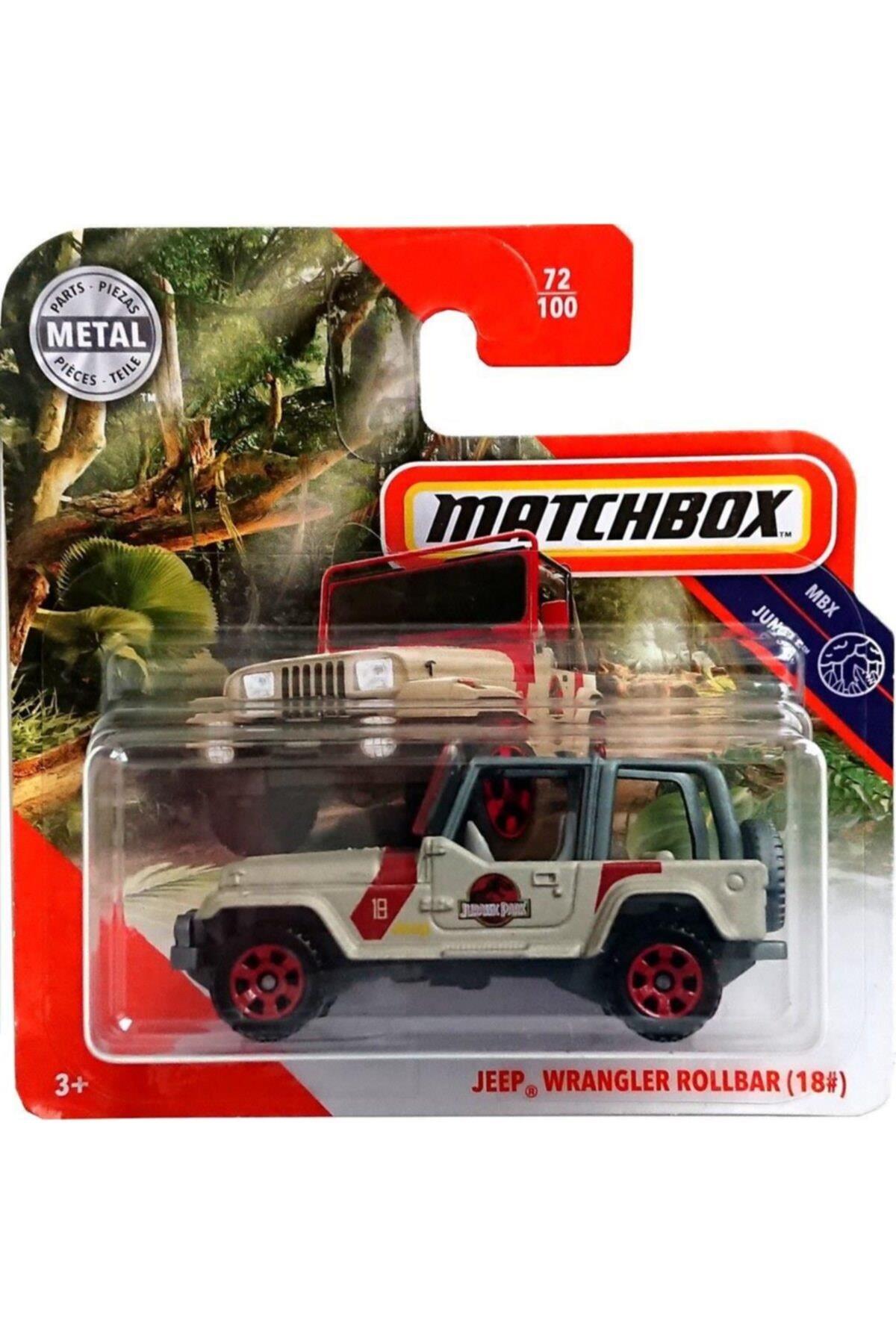 Matchbox Jurrasic Park Jeep Wrangler Rollbar