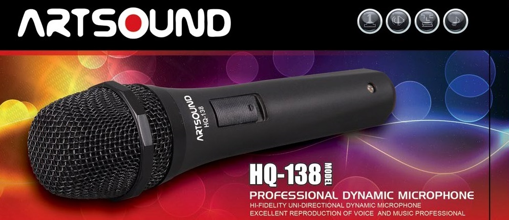 Mikrofon professional Dynamic- Çıkabilir Kablolu