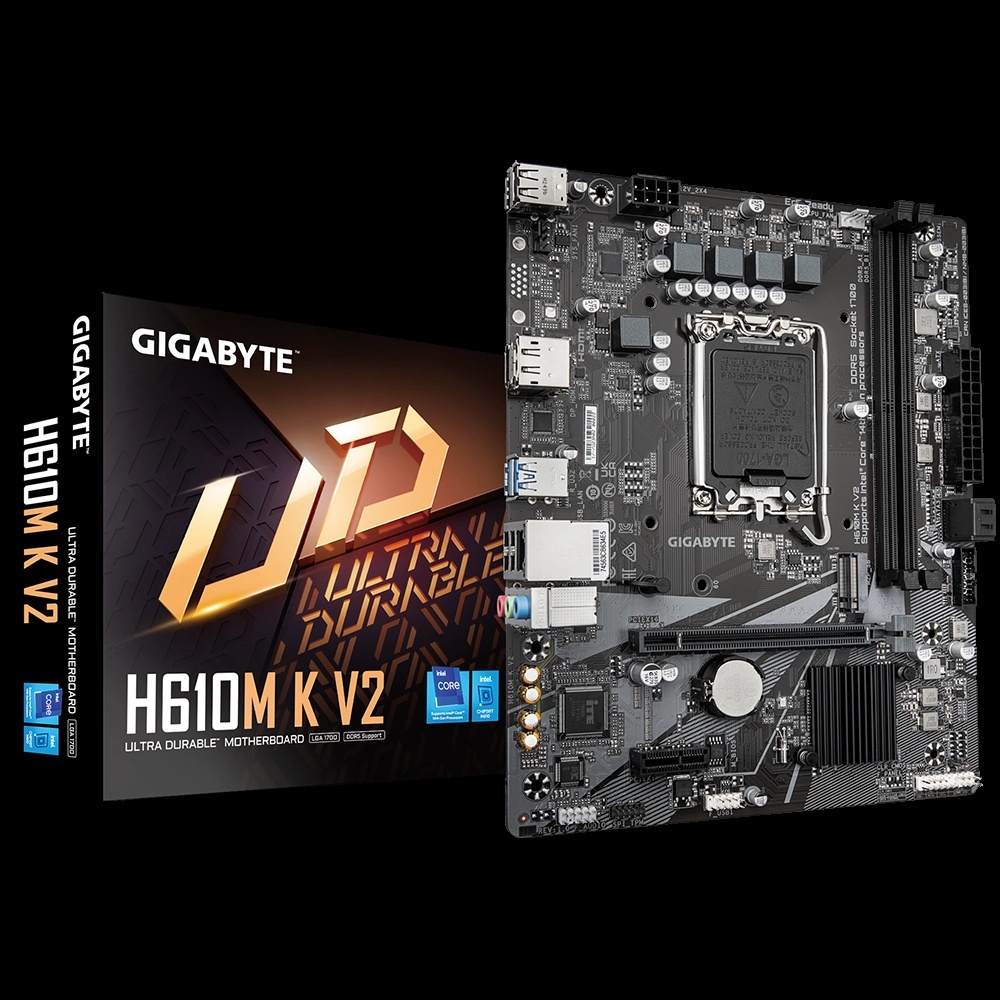 Gıgabyte H610m K V2 D5 4800mhz M.2 Hdmı/dp Matx 1700p