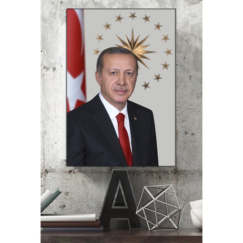 Cumhurbaşkanımız Recep Tayyip Erdoğan Kanvas Tablo-20X30
