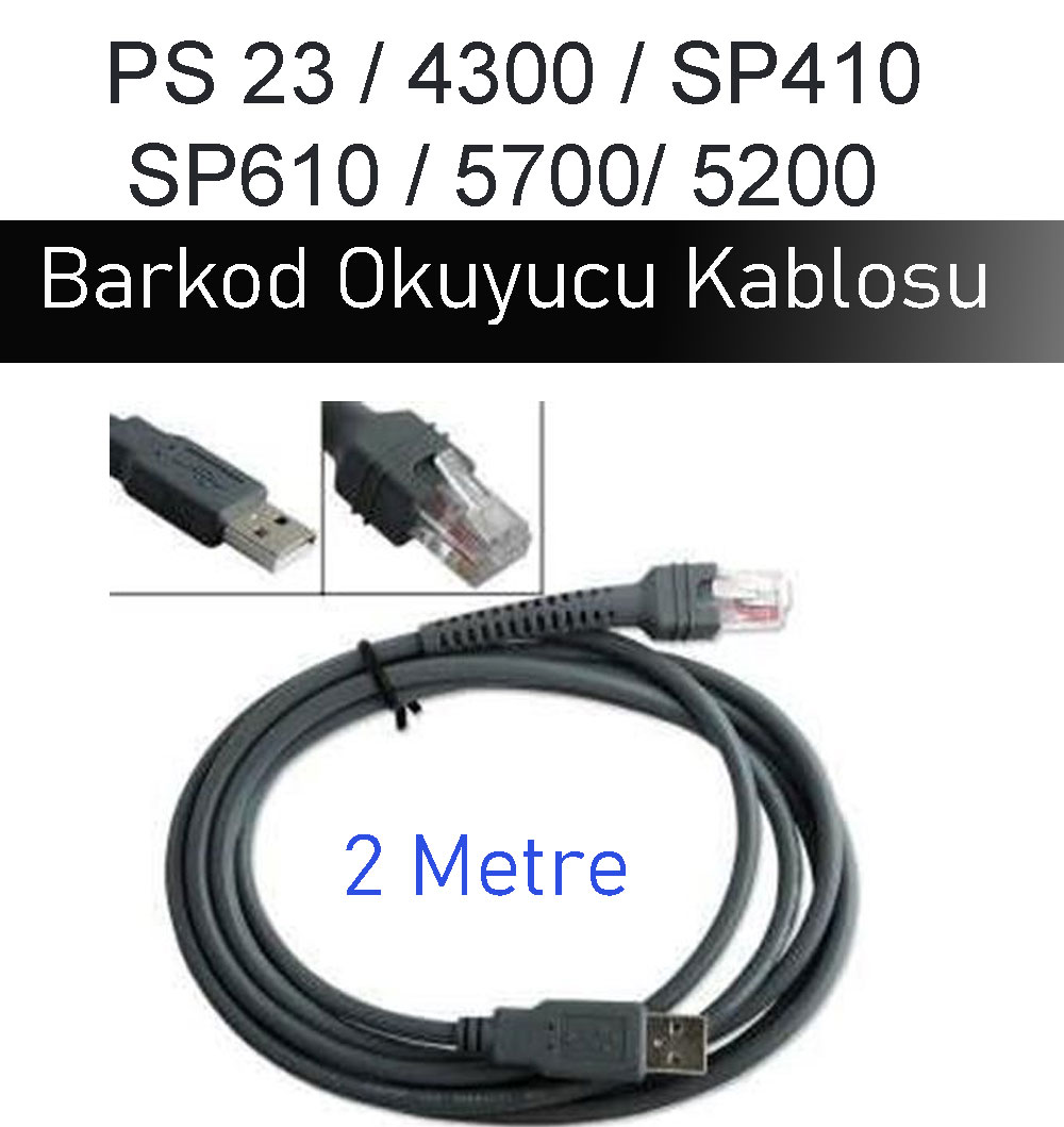 Kablo-Perkon Tiger Ps 4300/Ps 5200 /Ps 5700 Okuyucu Kablosu