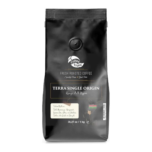 Coffeetropic Terra Single Origin Kenya AA-Nyeri Çekirdek 1 KG