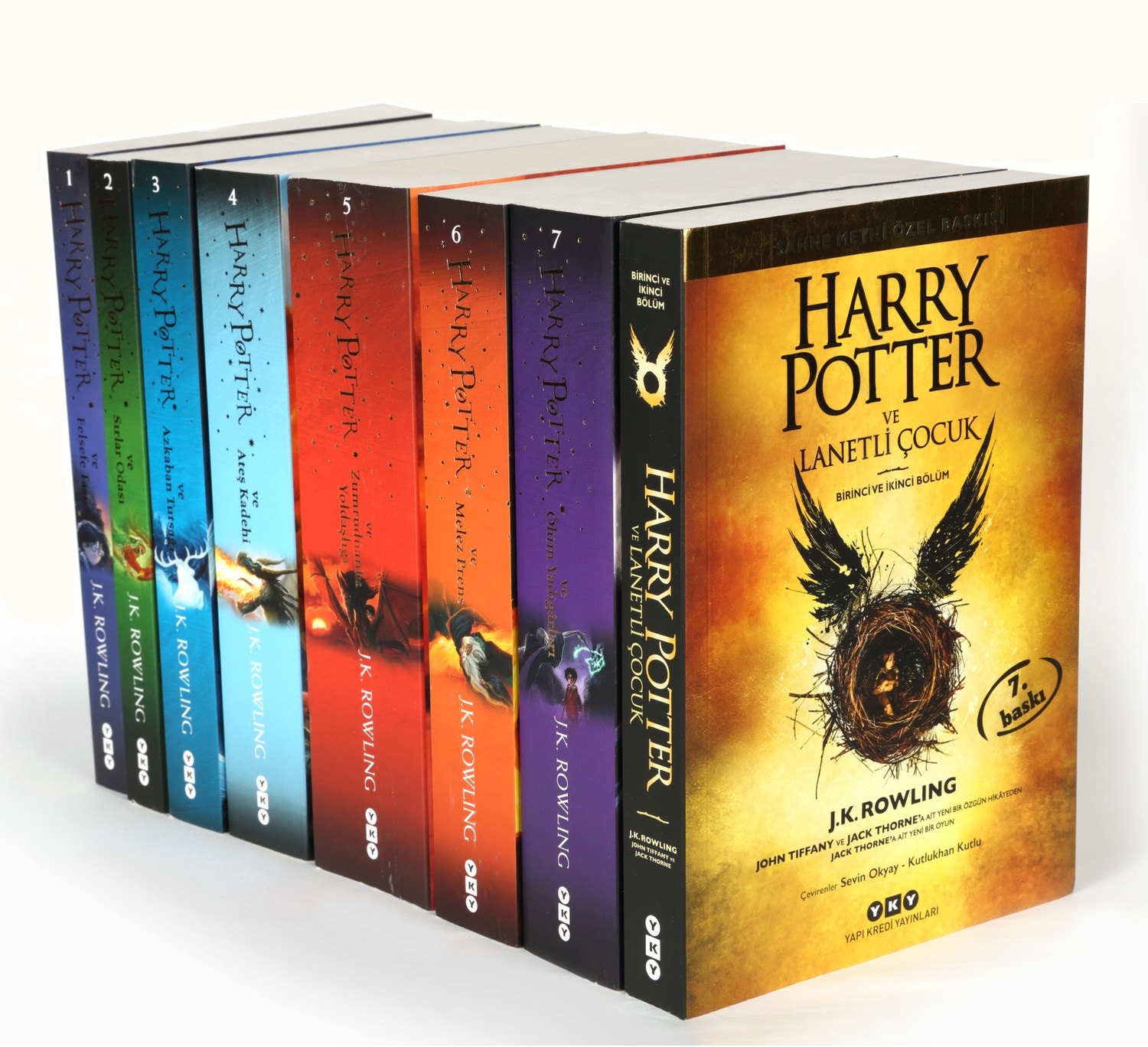 Harry Potter 8 Kitap Seti - J.K. Rowling - Yapı Kredi Yayınları