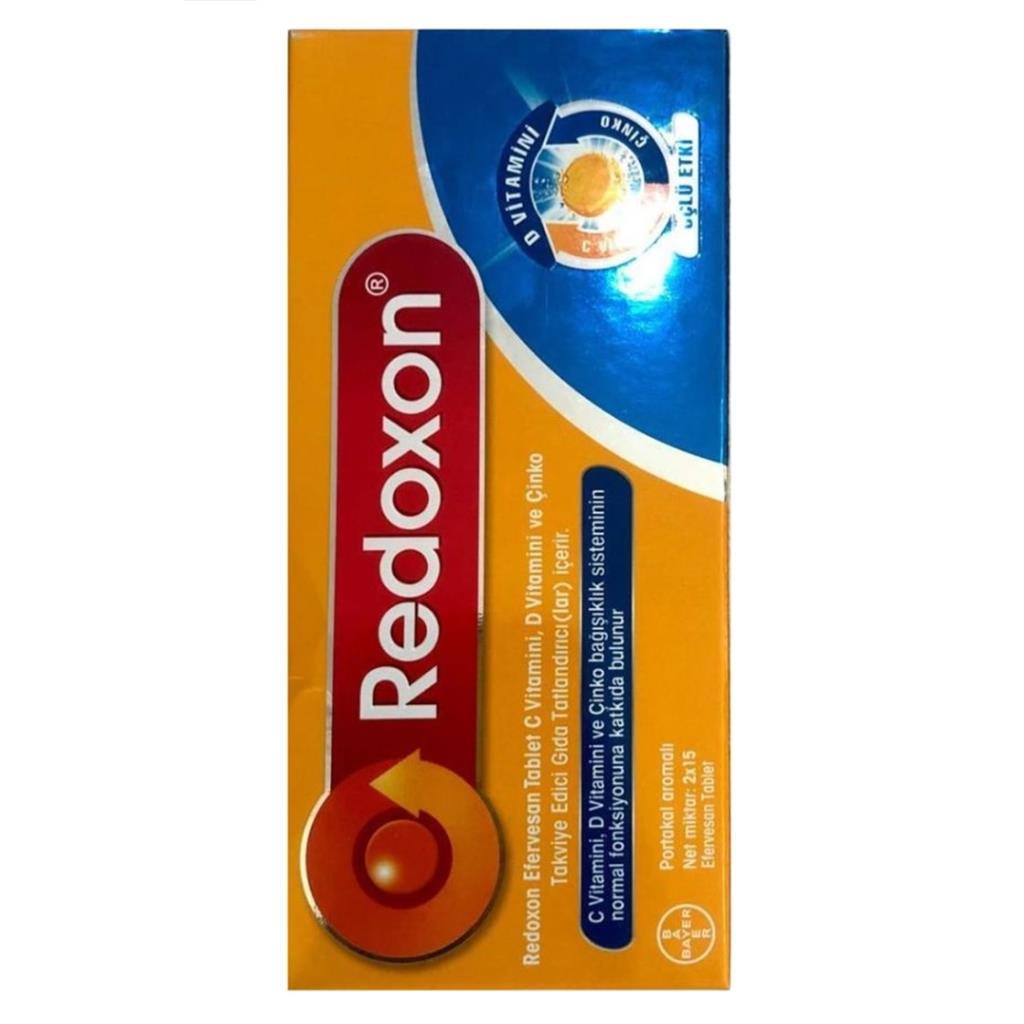 Redoxon Üçlü Etki C Vitamini + D Vitamini + Çinko Efervesan 30 Tablet