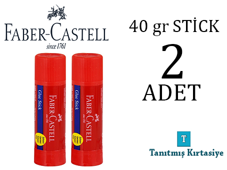 Faber Castell 40gr. Stick Yapıştırıcı 2 Adet