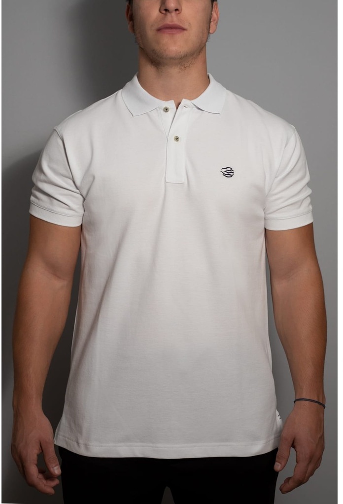 Craggy Beyaz Polo T-Shirt