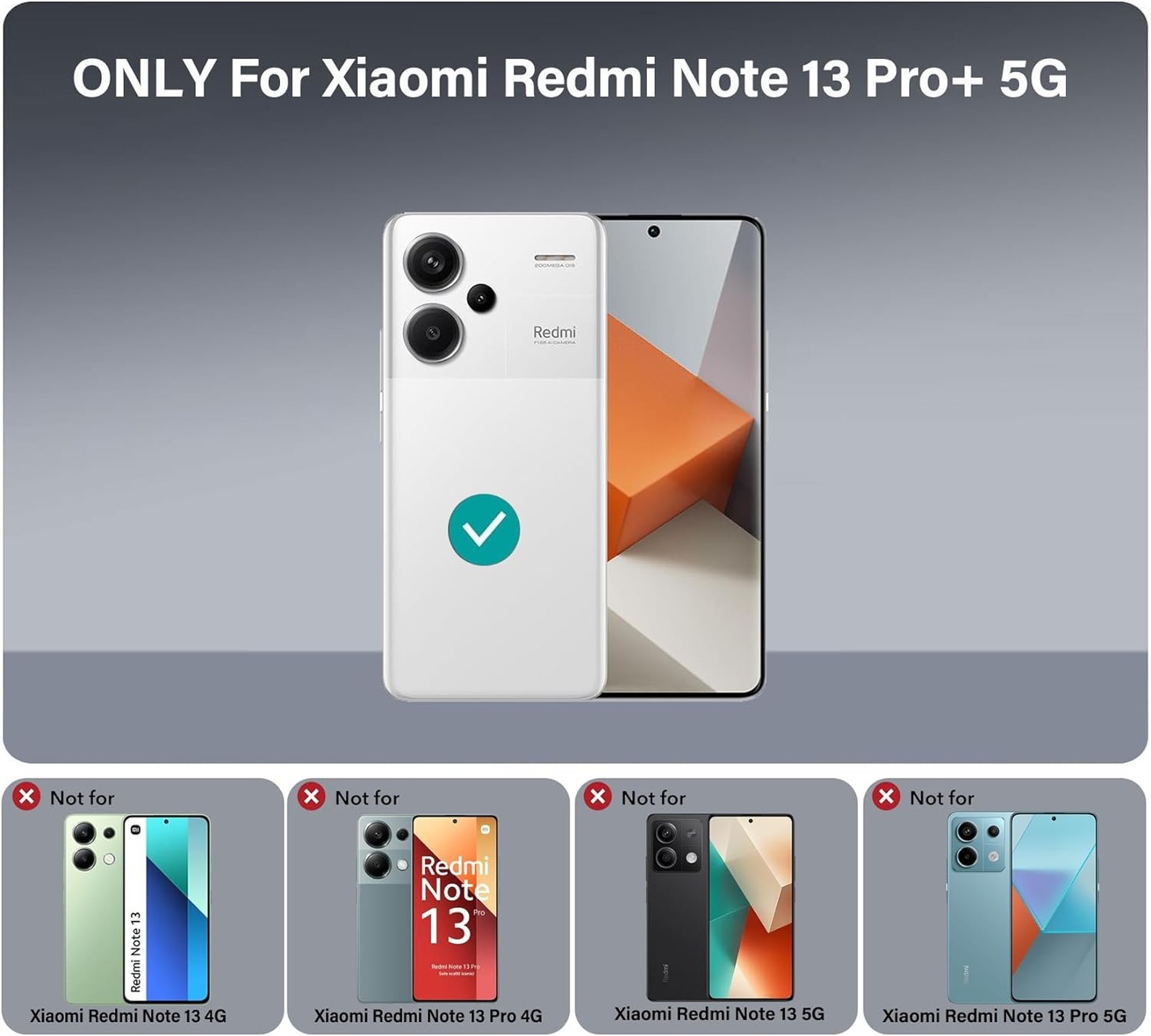 Xiaomi Redmi Note 13 Pro Plus 5g Kılıf Kamera Sürgülü Korumalı Zırh