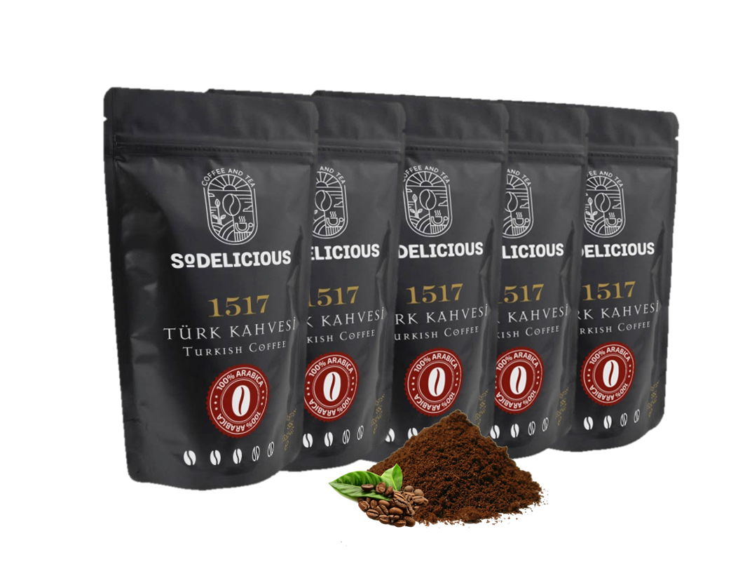 Sodelicious Coffee&Tea 1517 Türk Kahvesi 5 x 100 G