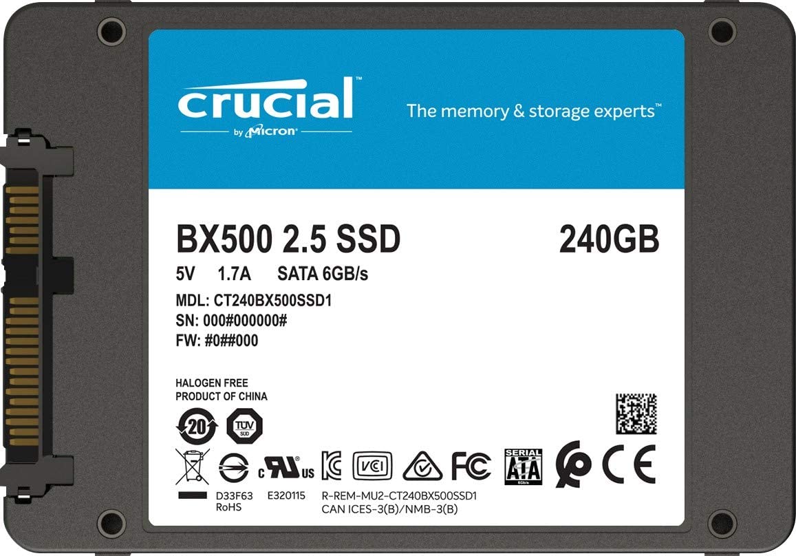 Crucial ct240bx500ssd1 bx500 SSD 240gb Serial ATA ** New Retail ** 2.5 240 GB ~ e ~ 