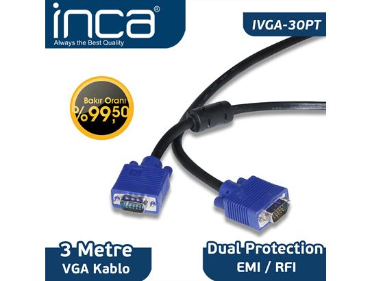 Inca IVGA-30PT VGA To VGA 3 Metre Kablo