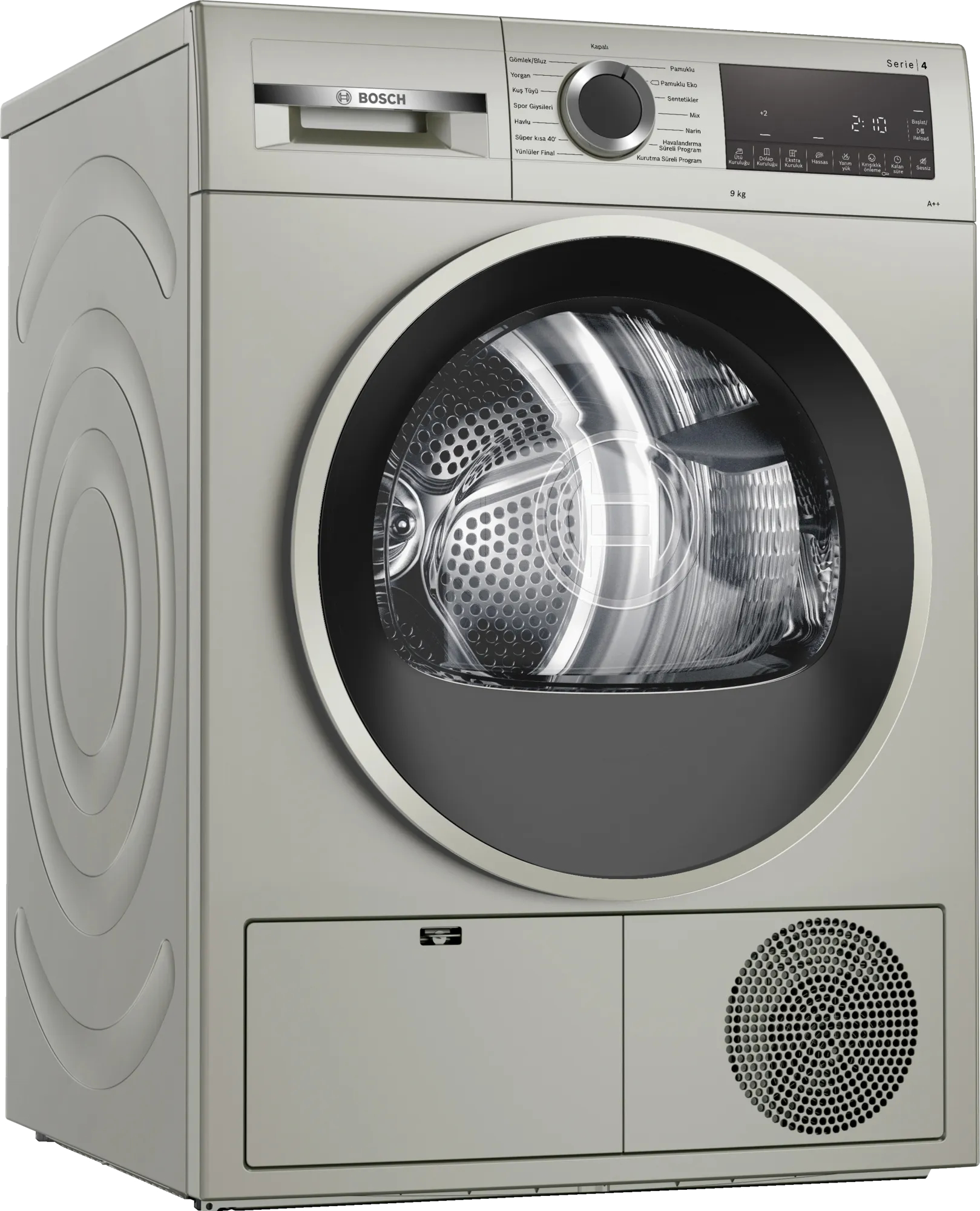 Bosch WQG2410TTR 9 KG Isı Pompalı Çamaşır Kurutma Makinesi