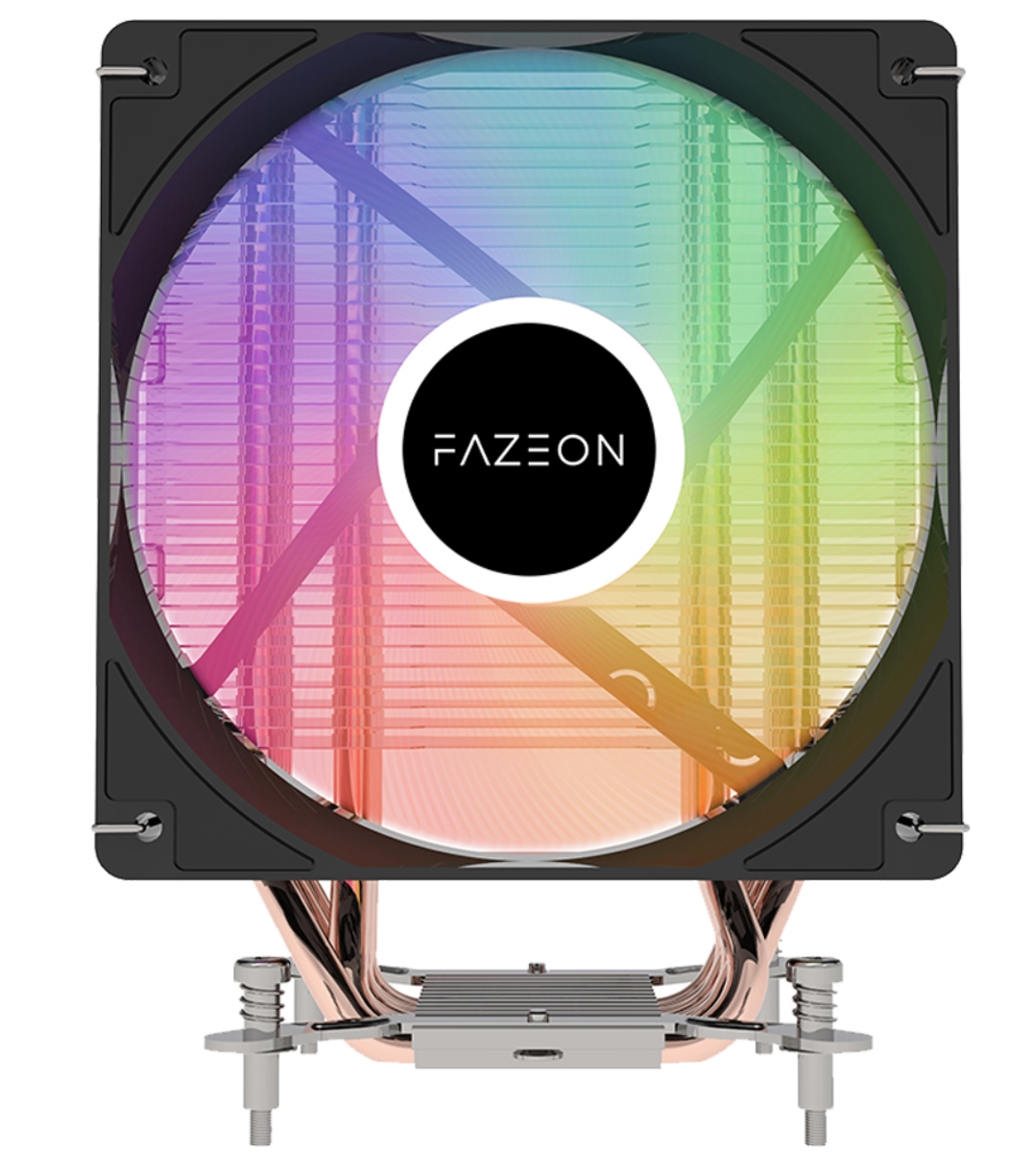 Fazeon A5120tra 12cm Rgb Kule Tipi Siyah İşlemci Soğutucu 120MM FAN