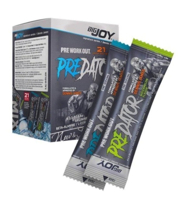 Bigjoy Pre-Dator Go Pre-Workout 17 G x 21 Paket - Karışık Meyve