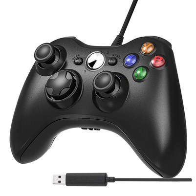 Xbox 360 Pc Kablolu Kol Gamepad Controller Oyun Kolu