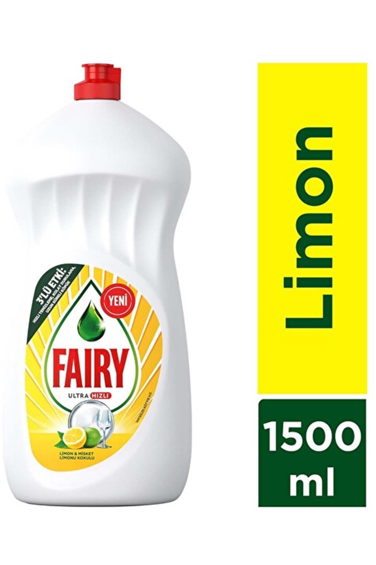 Fairy 1500 Ml Sıvı Bulaşık Deterjanı Limon