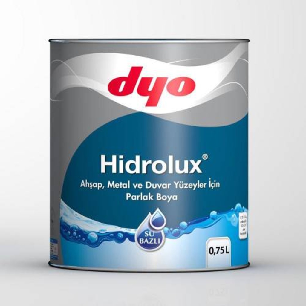 Dyo Hidrolux Su Bazlı Parlak Boya Beyaz 2,5 L