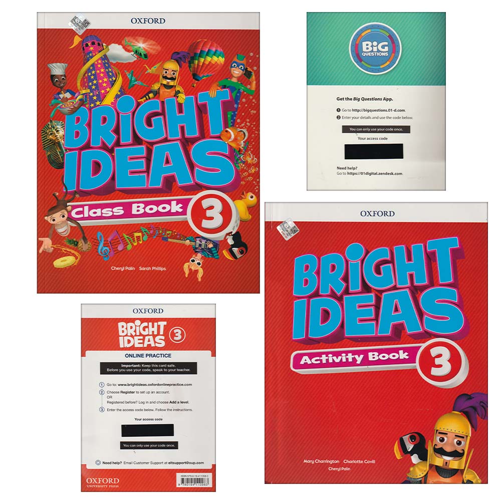 Oxford Bright Ideas Level 3 Class Book Activity Book İki Adet Kod