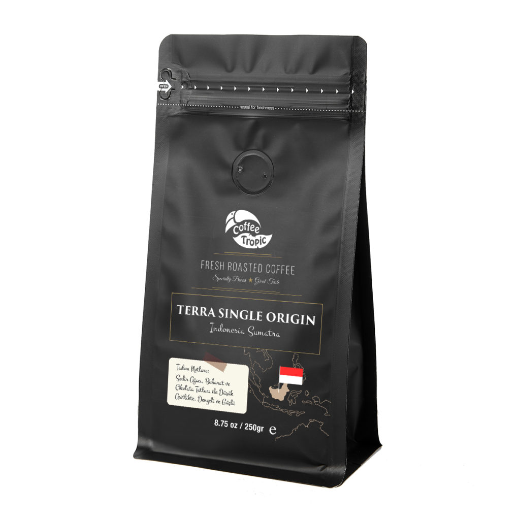 Coffeetropic Terra Single Origin Indonesia Sumatra Öğütülmüş French Press 250 G
