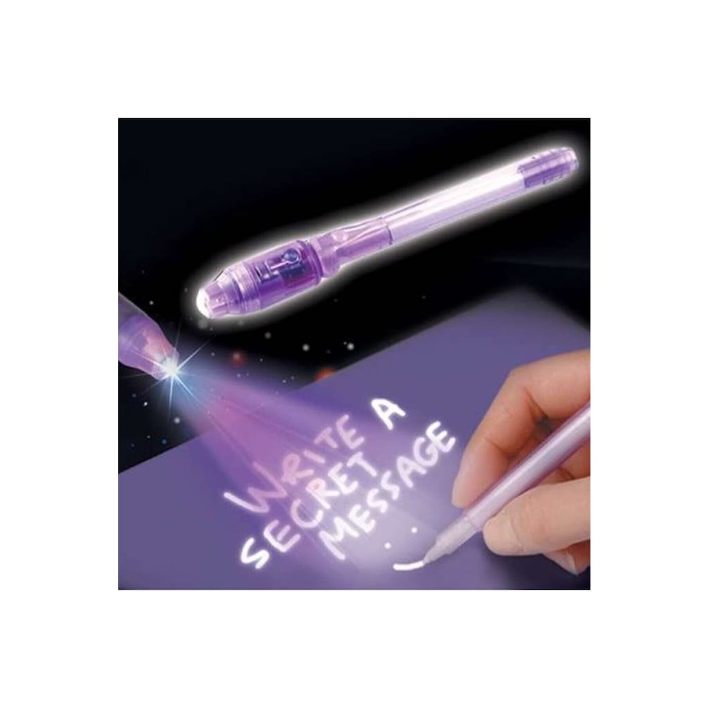 4 Adet Invisible Pen Işıklı Fosforlu Kalem Görünmez Kalem