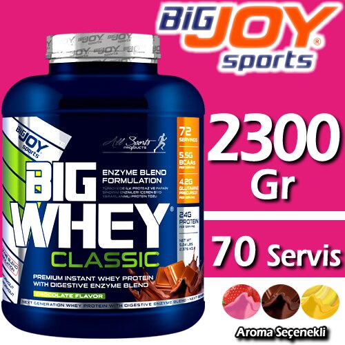 Bigjoy Sports Big Whey Classic Whey Protein Tozu 2448 Gr 4 Aroma