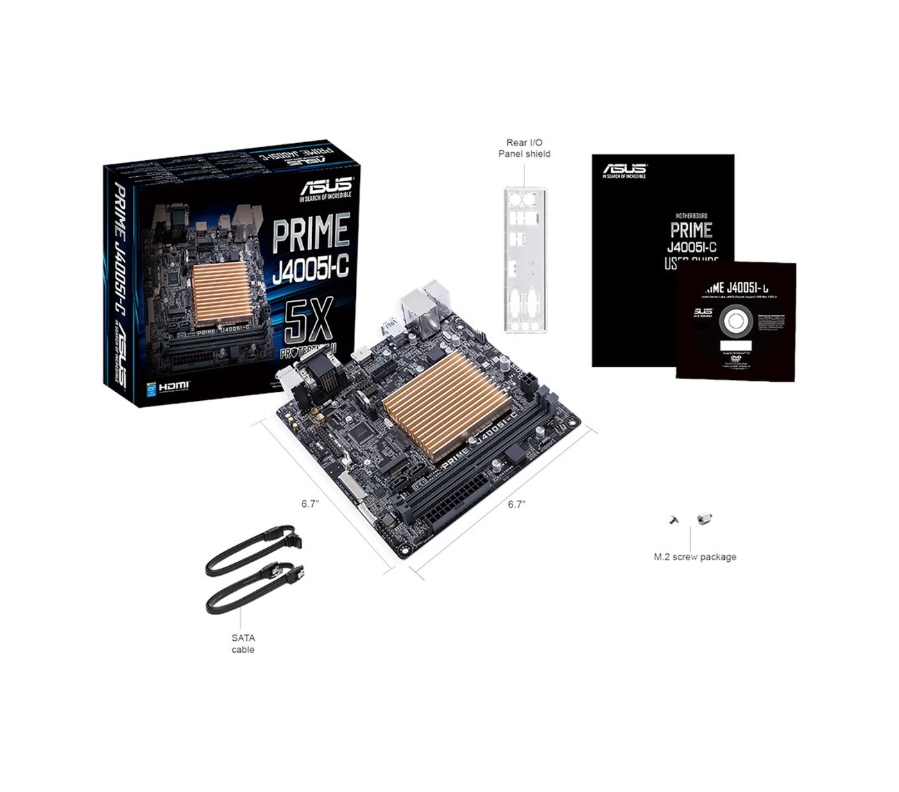 Asus Prime J4005I-C Intel Celeron J4005 2400 MHz DDR4 Mini ITX Anakart
