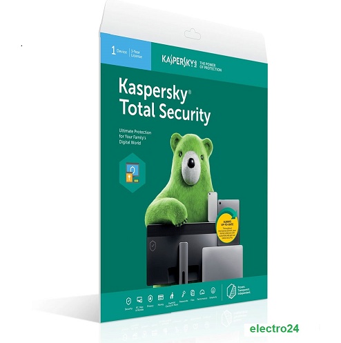 Kaspersky Total Security Programı 2024 Paket  1 Kullanıcı