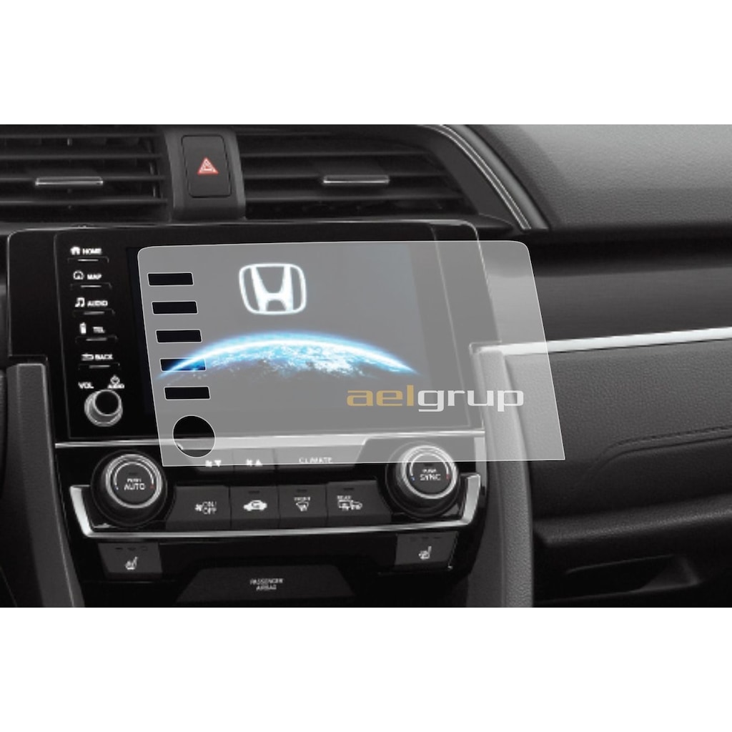 Honda Civic Makyajlı Kasa Fc 5 Navigasyon Ekran Koruyucu Film (381993732)