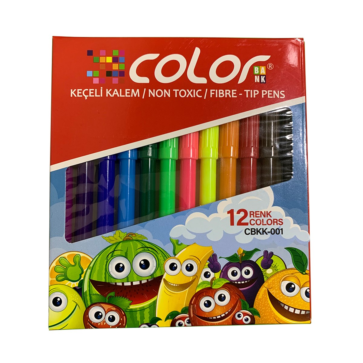 Colorbank Keçeli Kalem 12 Li