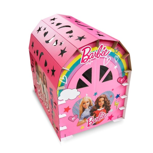Barbie Karton Oyun Evi
