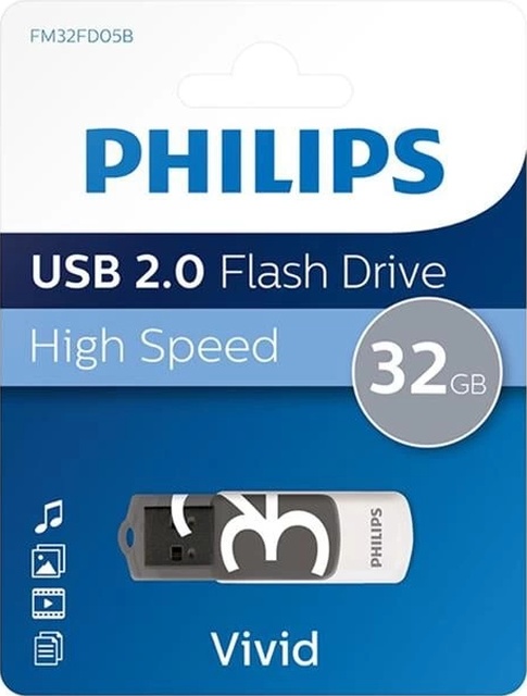 Philips Vivid Serisi 32gb Usb 3.0 Super Speed Flash Bellek Fm32fd00b/00
