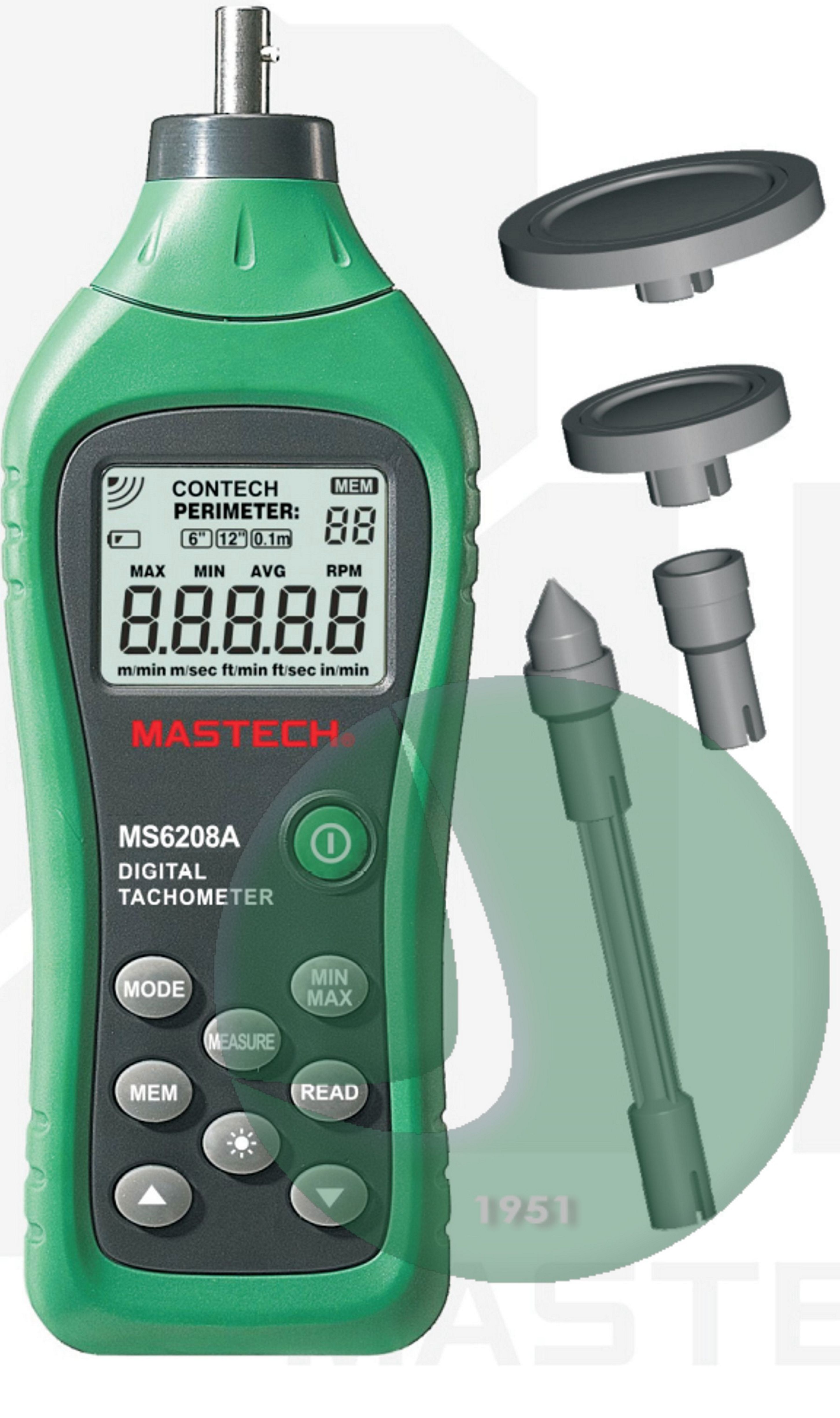 Mastech Ms6208a Dijital Kontak Takometre – Turmetre