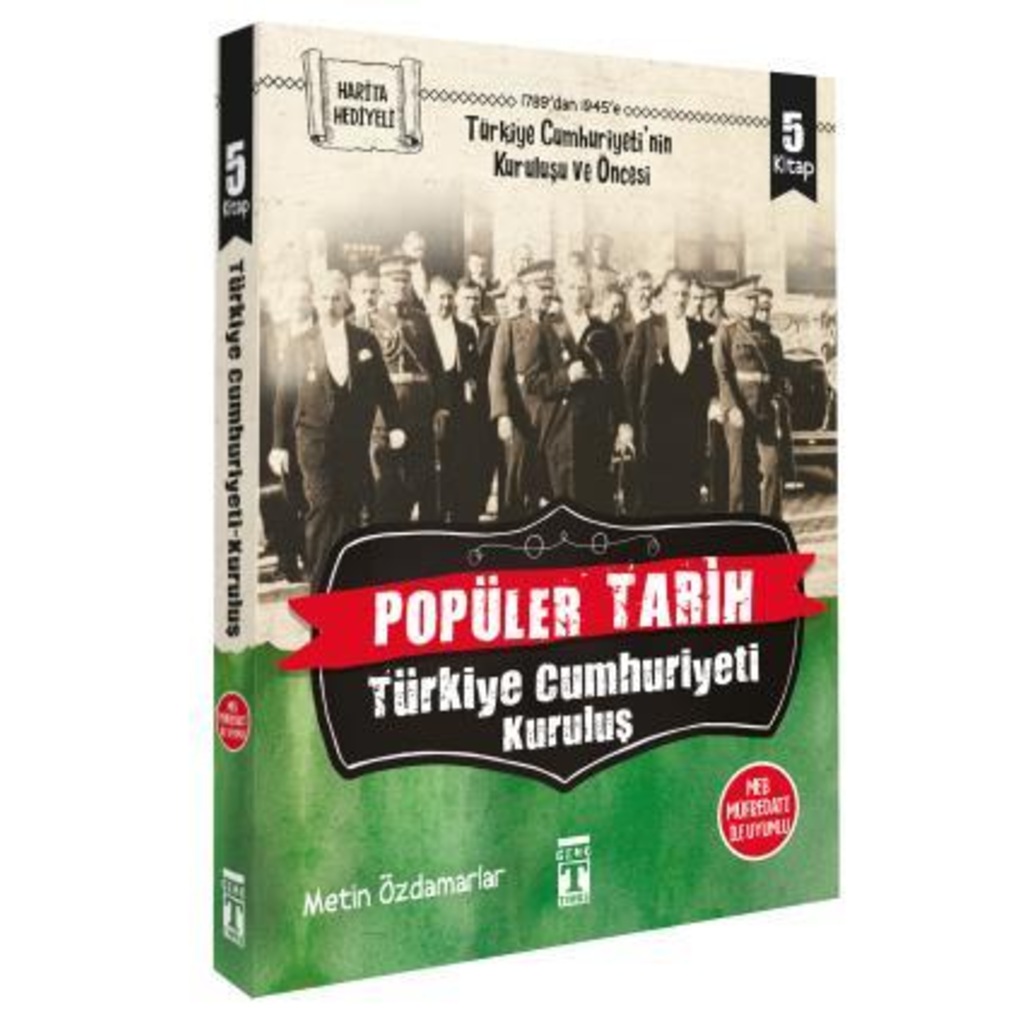 Popüler Tarih Türkiye Cumhuriyeti Kuruluş Set - (5 Kitap)
