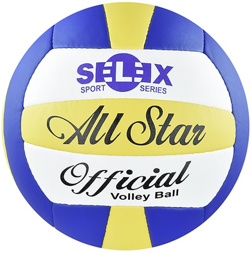 Selex Allstar 5 No Voleybol Topu Sarı Mavi - Beyaz