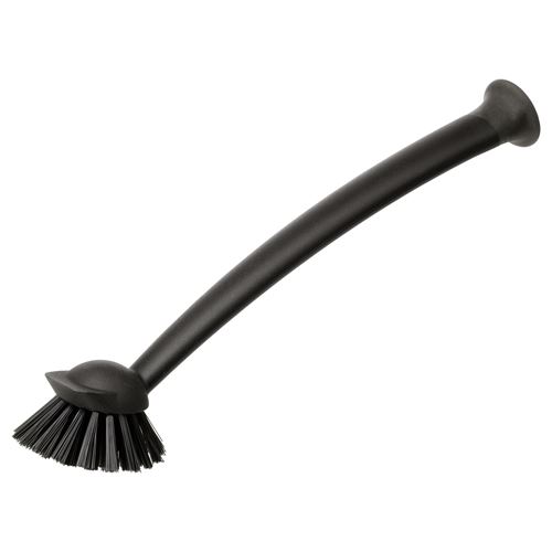Ikea Rinnig 29 CM Vantuzlu Bulaşık Fırçası Siyah
