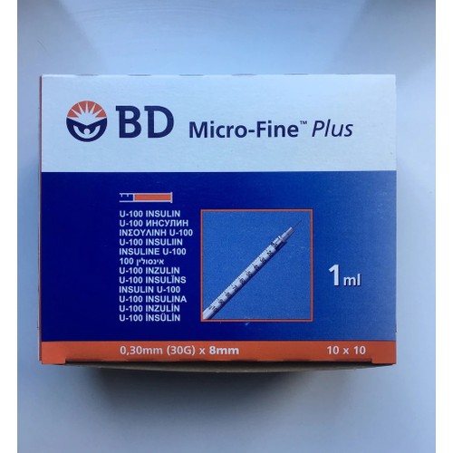 Bd Micro-Fine Plus İnsülin Enjektörü 100'lü