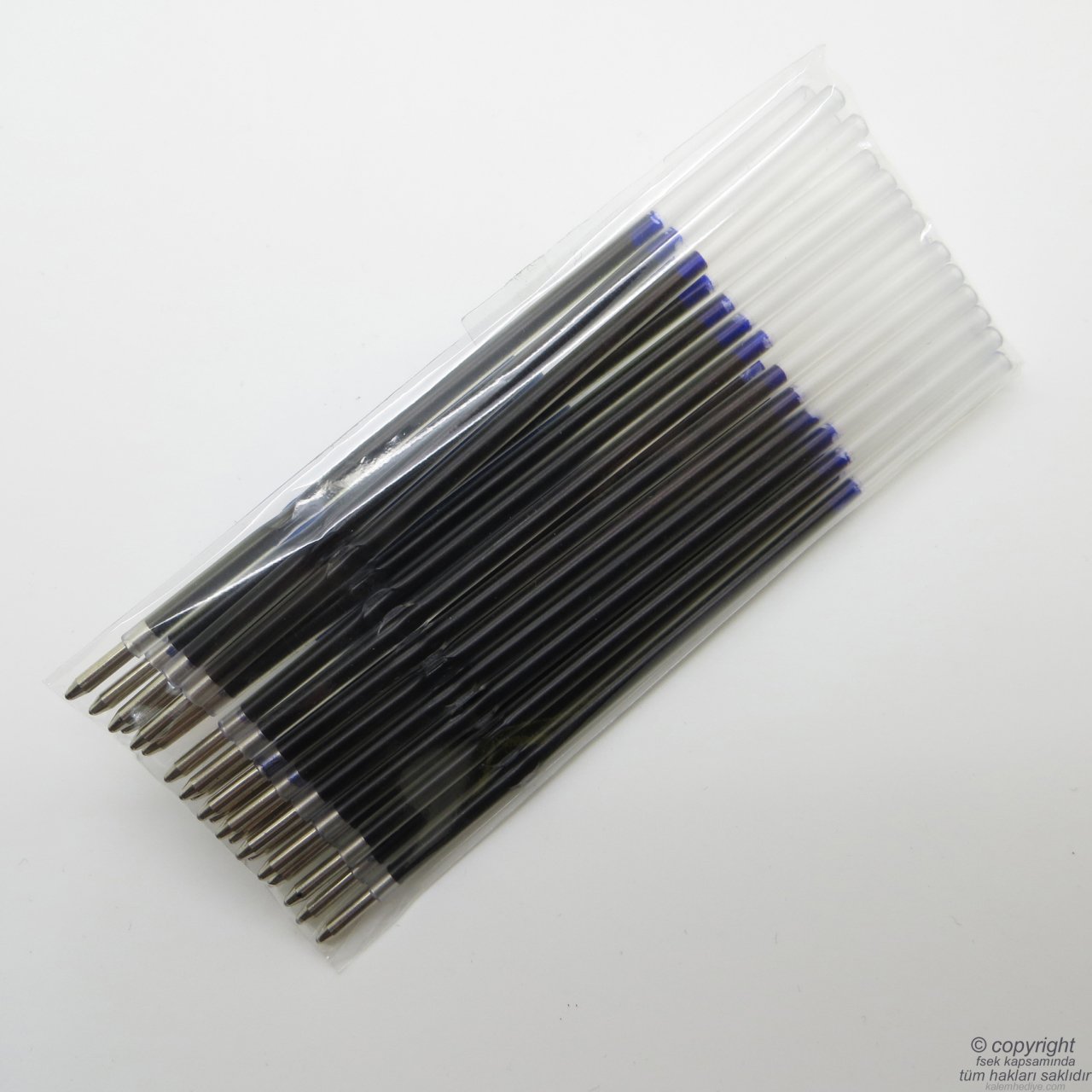 Plastik Kalem Yedeği Mavi 20'Li Paket - Genellikle Reklam Kale MLe