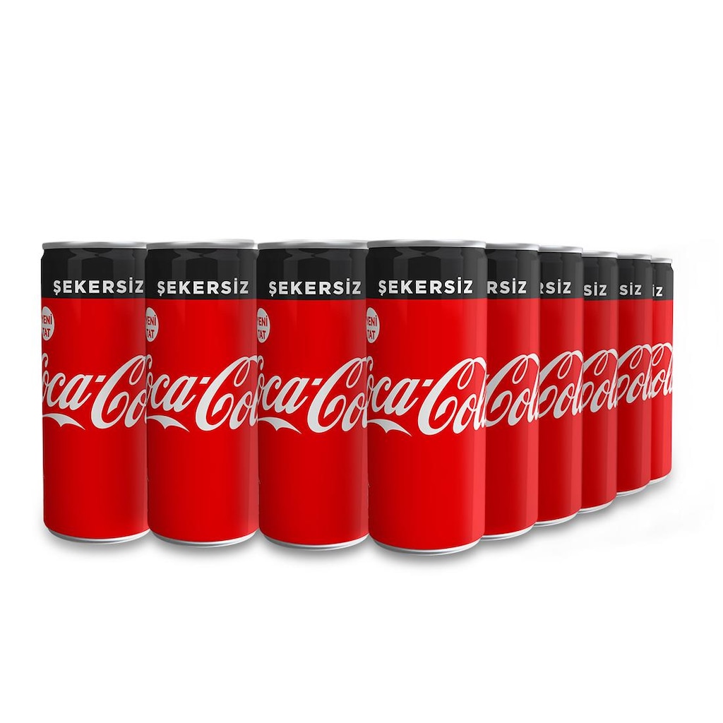 Coca Cola Şekersiz Kutu 24 x 250 ML