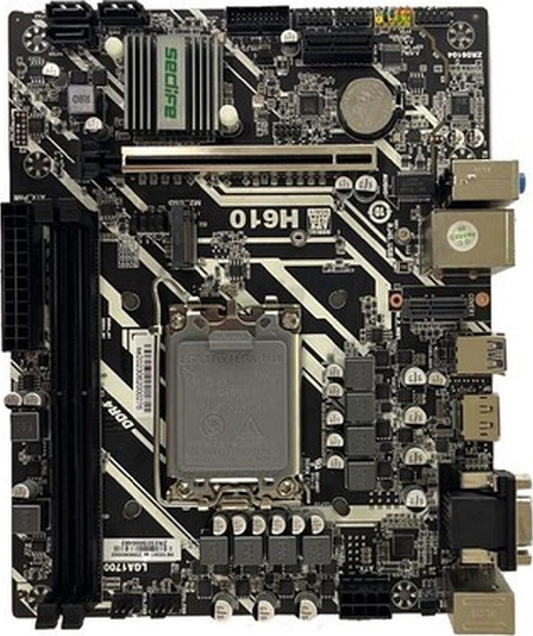 Seclıfe Anakart H610 Ddr4 Hdmı Vga M2 Glan Sata3 Usb3.2 Matx 1700p 12.13.nesil