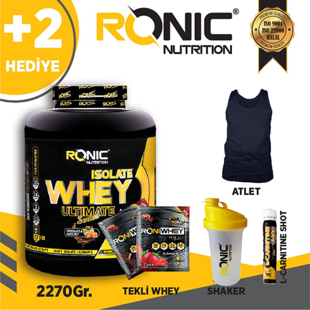 Ronic Nutrition Whey 2270 Gr Isole 2 Hediyeli Protein Tozu