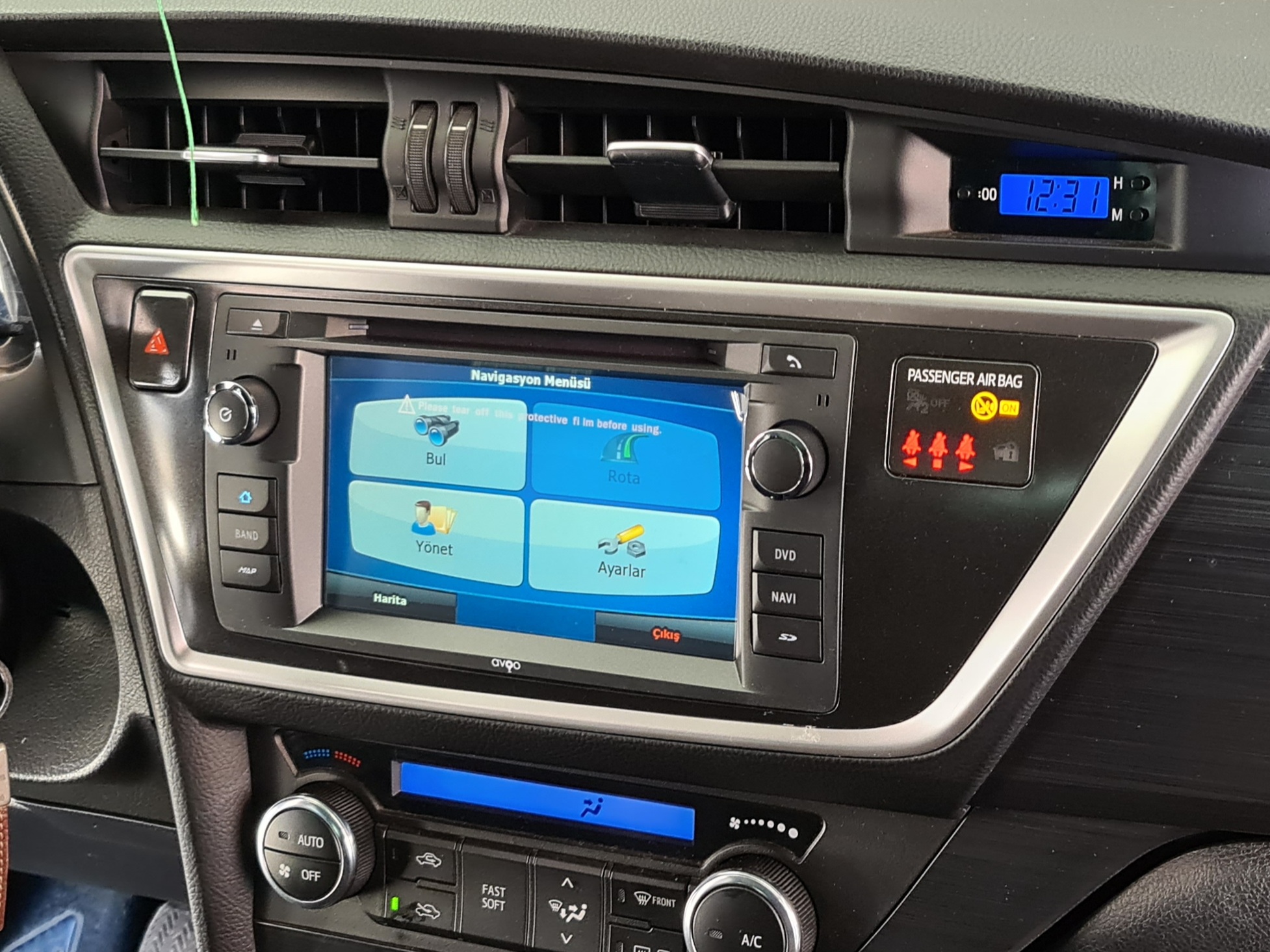 Toyota Auris 2013 2015 Multimedya Wince Avgo Smart Kamerasız