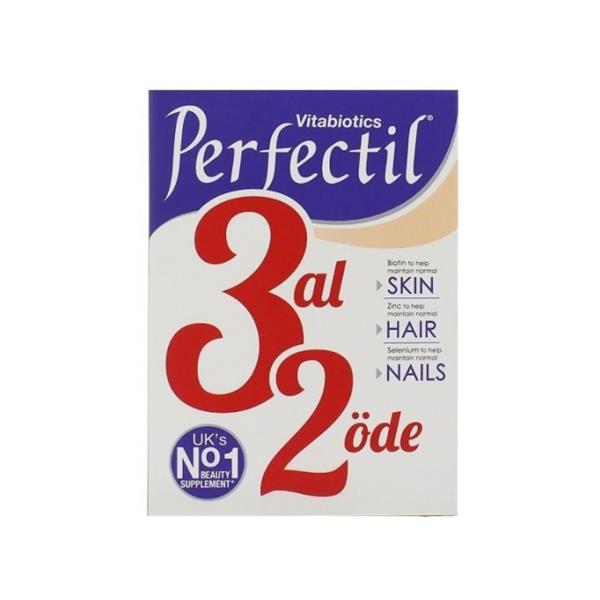 Perfectil Skin Hair Nails Cilt Saç Tırnak Güçlendirici 3 Al 2 Öde 30 Tablet 3 Adet